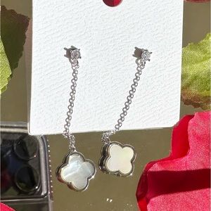 Silver lucky earrings